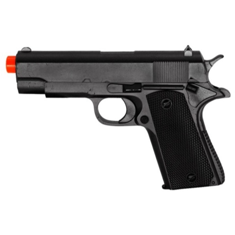 CYMA Metal Spring Powered Airsoft 1911 Pistol - BLACK