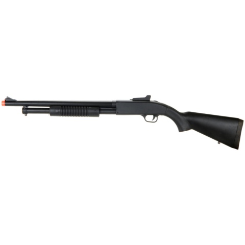 UK Arms Airsoft Spring Shotgun w/ Fixed Stock - BLACK