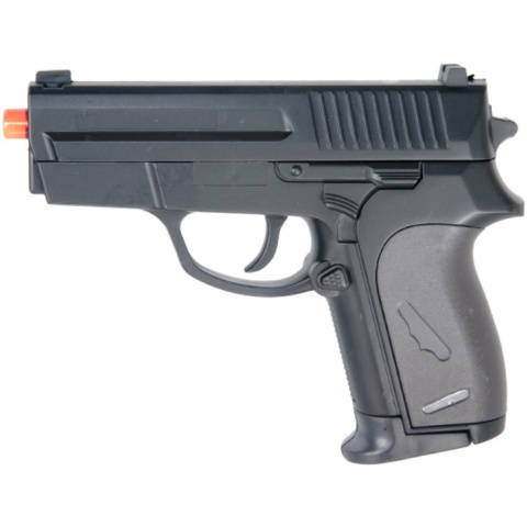 UK Arms Airsoft Spring Rifle w/ Attachments & P618 Pistol - BLACK