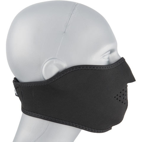 Zan Headgear Airsoft Neoprene Polyester Half Mask - BLACK