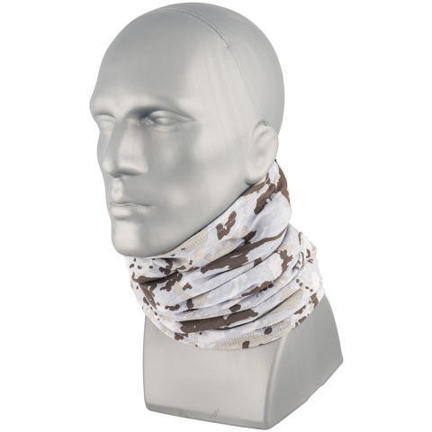 Zan Headgear Fleece Lined Motley Tube - WINTER CAMO