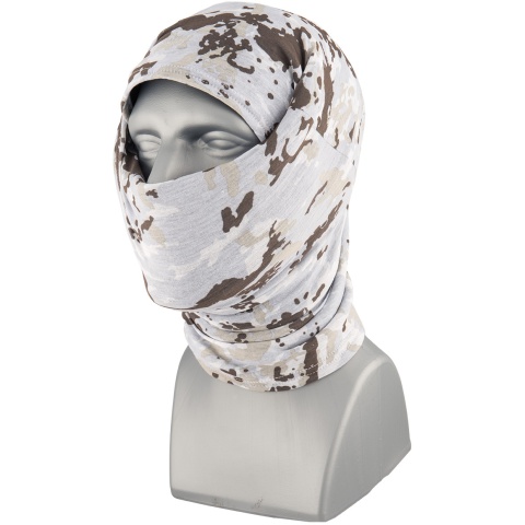 Zan Headgear Fleece Lined Motley Tube - WINTER CAMO
