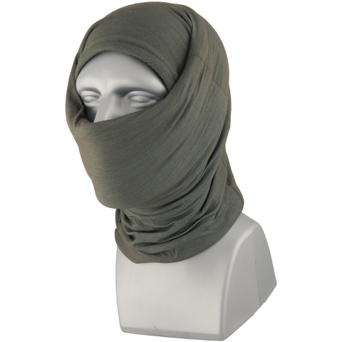 Zan Headgear Fleece Lined Motley Tube - OLIVE DRAB