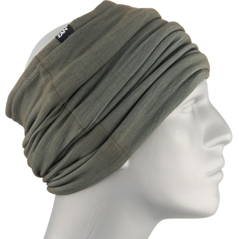Zan Headgear Fleece Lined Motley Tube - OLIVE DRAB