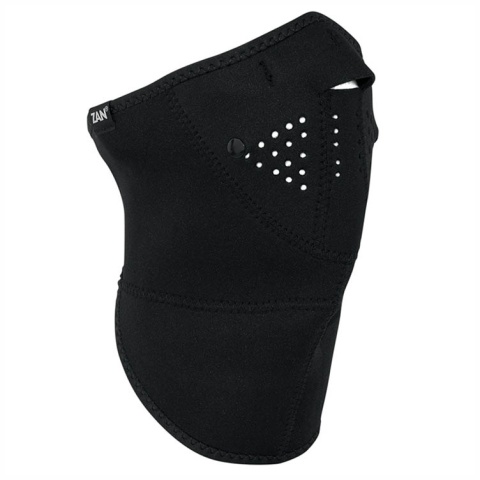 Zan Headgear 3 Panel Neo-X Half Mask w/ Neck Guard - BLACK