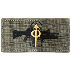 AMA M203 Frag Out Adhesive Quality Cordura Patch - OLIVE DRAB