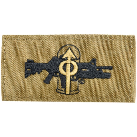 AMA M203 Frag Out Adhesive Quality Cordura Patch - TAN