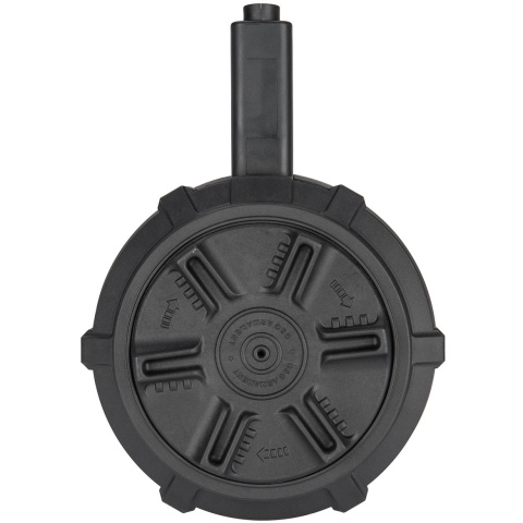 G&G 1500rd ARP9 AEG Polymer Airsoft Drum Magazine - BLACK