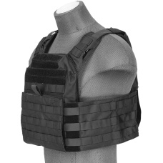 Lancer Tactical Speed Attack Armor Nylon Tactical Vest (Black)