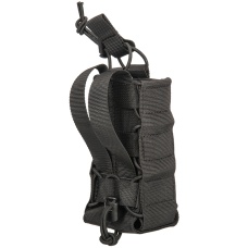 Lancer Tactical Radio/Canteen Retention Pouch (Nylon) - BLACK