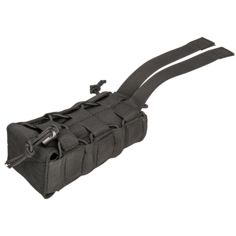 Lancer Tactical Radio/Canteen Retention Pouch (Nylon) - BLACK
