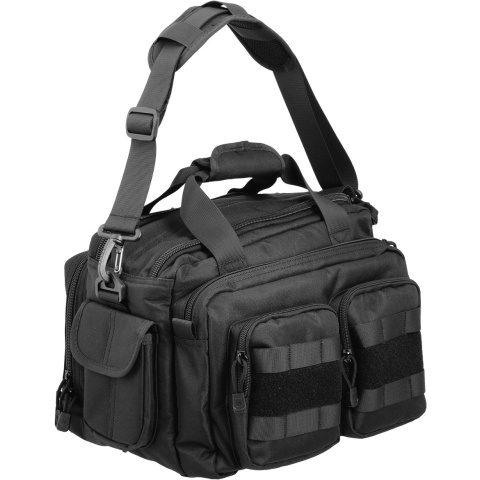 Lancer Tactical 1000D Nylon Small Range MOLLE Bag - BLACK