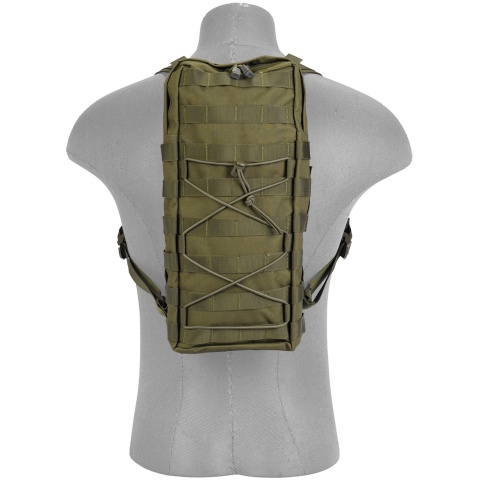 Lancer Tactical MOLLE Hydration Carrier for 2L Bladders (Nylon) - OD