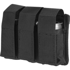 Lancer Tactical 600D Nylon MOLLE Triple Grenade Pouch -  BLACK
