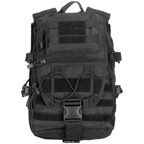 Lancer Tactical 600D Nylon Tactical Gear Laptop Backpack - BLACK