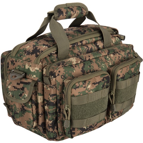 Lancer Tactical 1000D Polyester Small Range MOLLE Bag - JUNGLE DIGITAL