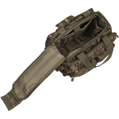 Lancer Tactical 1000D Polyester Small Range MOLLE Bag - JUNGLE DIGITAL