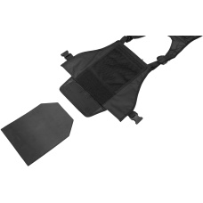 Lancer Tactical 600D Nylon Assault Tactical Vest (Black)