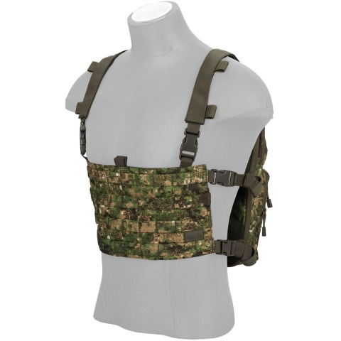 Lancer Tactical 1000D Nylon QD Chest Rig and Backpack Combo - GREENZONE