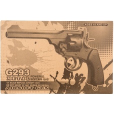 WellFire G293 Webley MKVI Top-Break CO2 Revolver Airsoft Gun