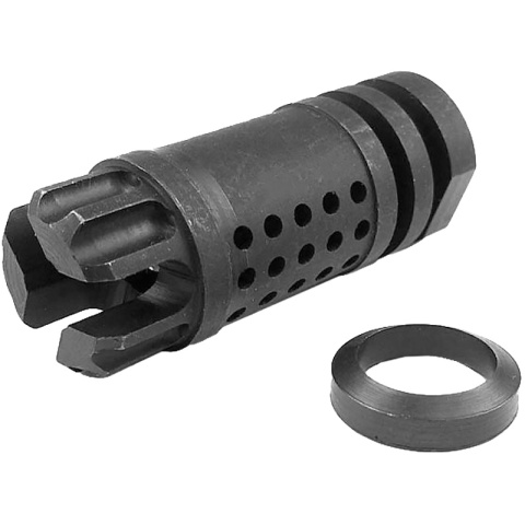 Atlas Custom Works 14mm CCW M4 Series Airsoft Flash Compensator