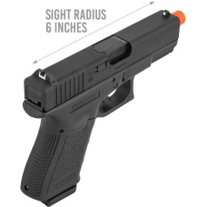 Elite Force Licensed Gen 3 Glock-19 Gas Blowback Airsoft Pistol