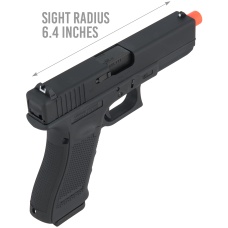Elite Force Licensed Gen 4 Glock-17 Gas Blowback Airsoft Pistol (Color: Black)