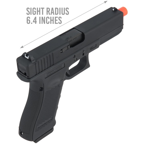 Elite Force Licensed Gen 4 Glock-17 Gas Blowback Airsoft Pistol (Color: Black)