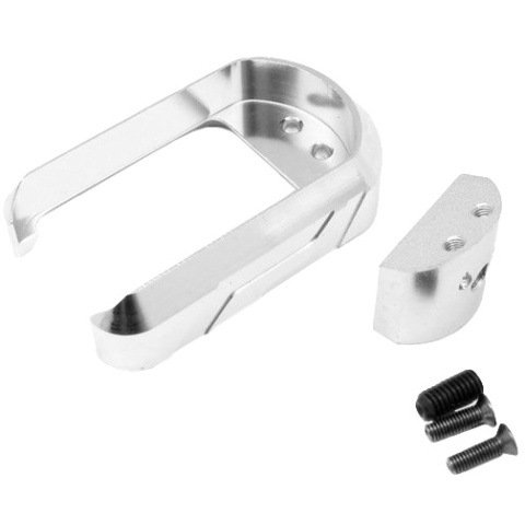 Atlas Custom Works High Speed Magazine Well for G17 Series - SILVER