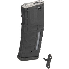 Sentinel Gears 350rd Waffled Polymer M4/M16 High Capacity AEG Magazine - BLACK