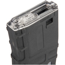 Sentinel Gears 350rd Waffled Polymer M4/M16 High Capacity AEG Magazine - BLACK