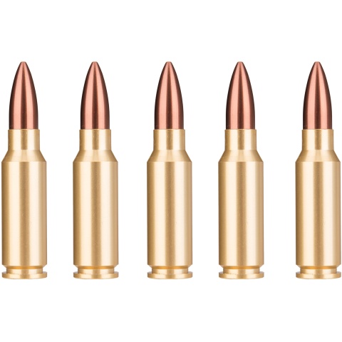 Sentinel Gears Dummy 7.62mm AK47 Bullets - BRASS