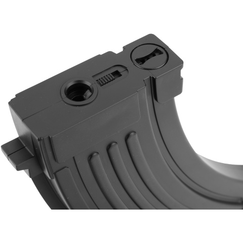 Sentinel Gears 140rd Mid Capacity Polymer Airsoft Magazine for AK AEGs - BLACK
