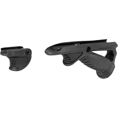 Sentinel Gears Ergonomic Pointing Foregrip w/ Tactical Support Grip - BLACK
