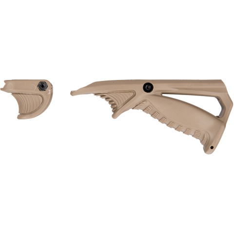 Sentinel Gears Ergonomic Pointing Foregrip w/ Tactical Support Grip - DARK EARTH