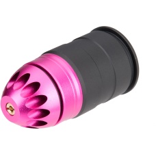 Sentinel Gears 60rd Grenade Shell for 40mm Airsoft Grenade Launchers - BLACK / PINK