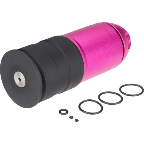 Sentinel Gears 120rd Grenade Shell for 40mm Airsoft Grenade Launchers - BLACK / PINK