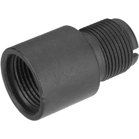 Sentinel Gears 14mm Clockwise Female to Counter-Clockwise Male Barrel Adapter - BLACK