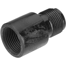 Sentinel Gears 14mm Clockwise to Counter-Clockwise Barrel Adapter - BLACK