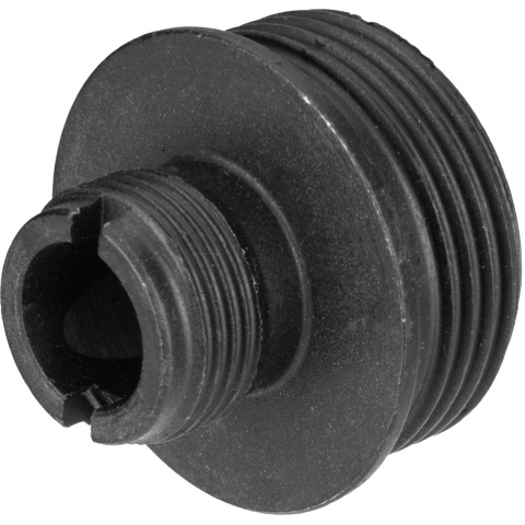 Sentinel Gears 14mm CCW Mock Suppressor Adapter for APS2 Sniper Rifles - BLACK