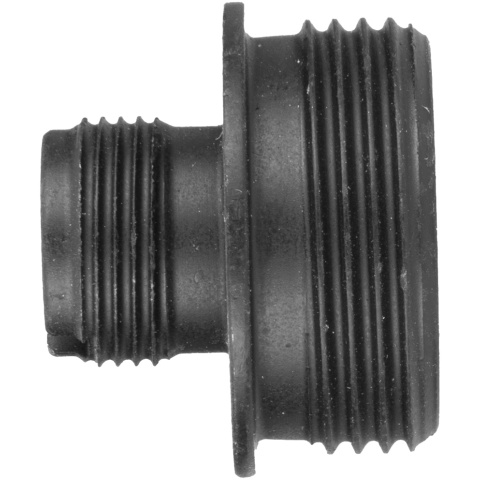 Sentinel Gears 14mm CCW Mock Suppressor Adapter for APS2 Sniper Rifles - BLACK