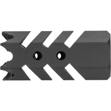 Sentinel Gears 14mm CCW Airsoft Great White Muzzle Brake - BLACK