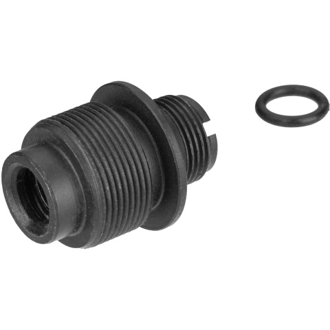 Sentinel Gears 14mm CCW Mock Suppressor Adapter for VSR10 Sniper Rifles - BLACK