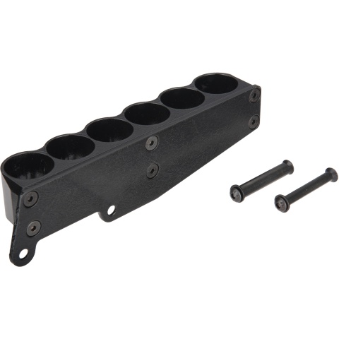 Sentinel Gears Side Saddle Mounted Shell Holder for M870 Shotgun - BLACK