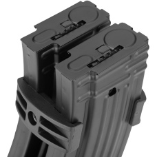 Sentinel Gears Dual 600rd High Capacity Airsoft Magazines for AK AEGs - BLACK