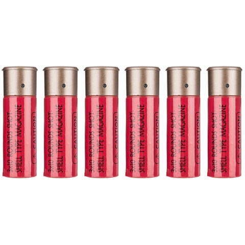 Sentinel Gears 30rd TripleShot Airsoft Shotgun Shells - RED