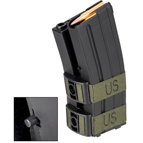 Sentinel Gears 800rd Electric Winding Dual Magazine for M4 AEGs - BLACK