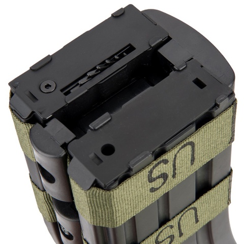 Sentinel Gears 800rd Electric Auto-Winding Dual Magazine for M4 AEGs - BLACK