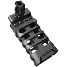 Atlas Custom Works 3.25-Inch QD Skeletonized Vertical Foregrip - BLACK
