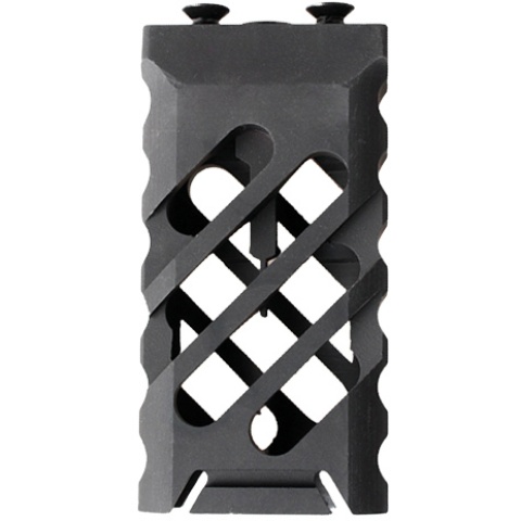 5KU KeyMod Short Skeletonized Vertical Foregrip - BLACK